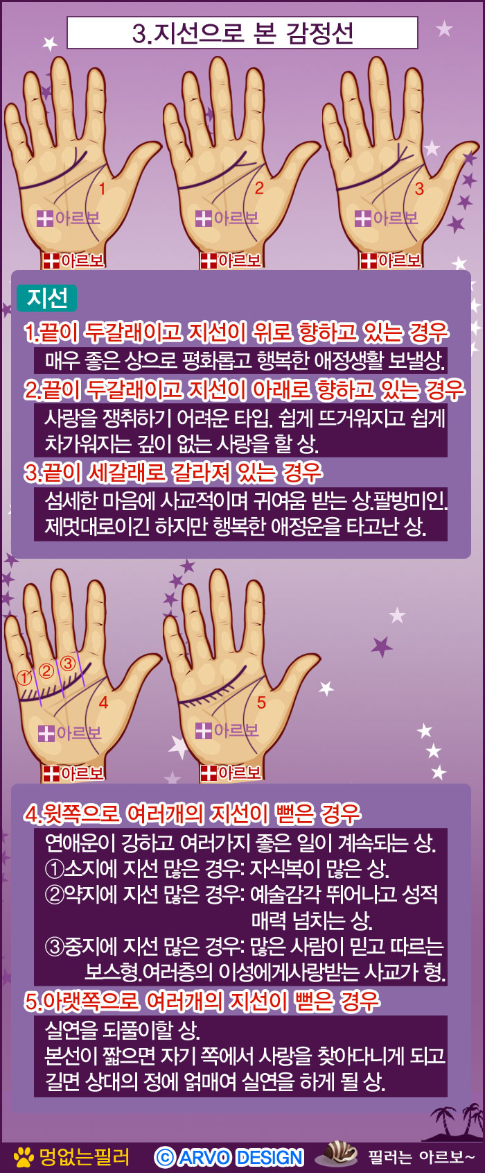 감정선지선,애정선지선,감정선,아르보의원